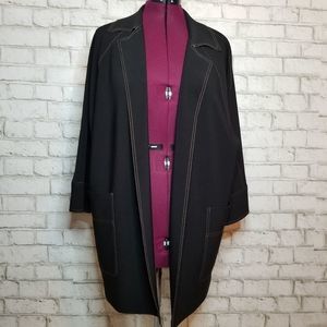 DOUBLE-FACED CONTRAST-STITCH
JACKET